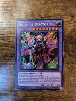 Artmage Diactorus DUAD-EN032 Secret Rare 1st Edition NM Duelist Advance Yugioh - Image 1