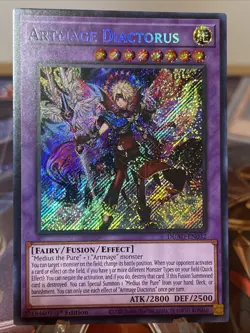 Artmage Diactorus DUAD-EN032 Secret Rare 1st Edition NM Duelist Advance Yugioh - Image 1