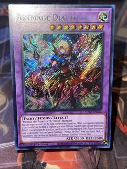 Artmage Diactorus DUAD-EN032 Secret Rare 1st Edition NM Duelist Advance Yugioh - Image 2
