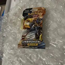POKEMON SUN & MOON UNBROKEN BONDS Sealed 10-Card BOOSTER PACK (Lucario Art) - Image 2