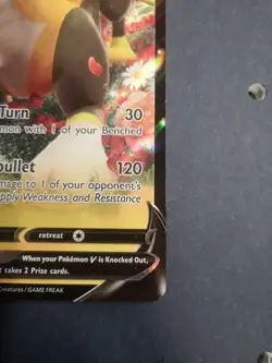 Pokemon TCG Boltund V SWSH219 JUMBO Oversize Black Star Promo Card - Image 3
