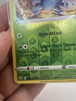 Pokemon TCG Heracross Chilling Reign 006/198 Reverse Holo Common NM/MINT - Image 5