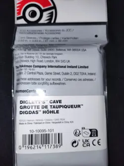 Digglets Cave Pokemon TCG Card Sleeves with Pikachu 2025 Worlds Trading Card - Image 4