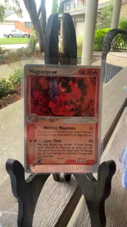 Pokemon TCG Magcargo EX Dragon Rare Holo Card 95/97 NM - Image 1