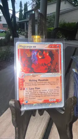 Pokemon TCG Magcargo EX Dragon Rare Holo Card 95/97 NM - Image 2