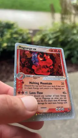 Pokemon TCG Magcargo EX Dragon Rare Holo Card 95/97 NM - Image 3