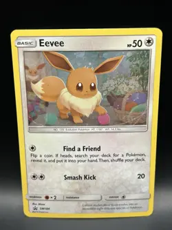 Eevee SM184 - Pokemon Sun & Moon Black Star Promo Card - LP - Image 1
