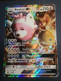 Jumbo Bewear GX SM34 - Sun & Moon Black Star Promo - Pokemon TCG 2017 Card JUMBO - Image 1