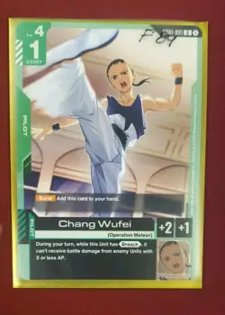 Chang Wufei - GD01-091 NM - Gundam TCG Card Game - Image 1