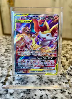 Charizard & Braixen GX Tag Team | Sun & Moon Promo #SM230 Holo Pokemon Card - Image 1