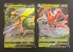 Pokemon Grass Type V Bundle 4 cards: Leafeon V #013/159, ect. (read description) - Image 4