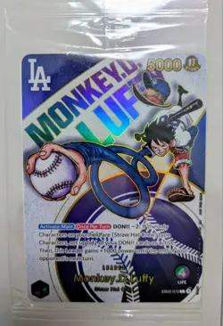 Dodgers One Piece Card Luffy Otani Shohei Game 651804 - Image 1