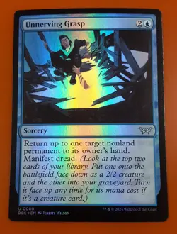 1x Unnerving Grasp | FOIL | Duskmourn: House of Horror | MTG Magic Cards - Image 1