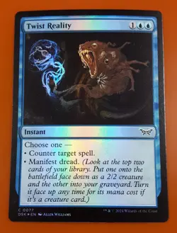 1x Twist Reality | FOIL | Duskmourn: House of Horror | MTG Magic Cards - Image 1