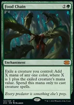 Food Chain (147/603) Double Masters 2022 NM MTG Magic the Gathering - Image 1
