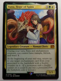 YUNA, HOPE OF SPIRA - Final Fantasy MTG Magic: the Gathering - Image 1