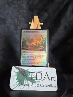TERRAMORPHIC EXPANSE ~ NM ~ MTG Magic- 0313 PIP Fallout FOIL - Image 1