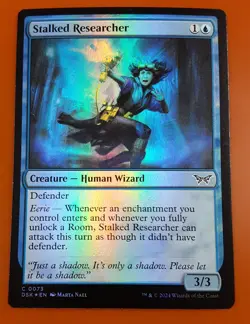 1x Stalked Researcher | FOIL | Duskmourn: House of Horror | MTG Magic Cards - Image 1