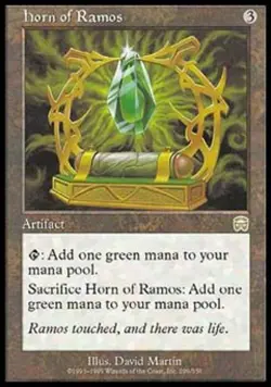 Horn of Ramos - Light Play MTG Mercadian Masques - Image 1