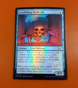 1x Scrabbling Skullcrab | FOIL | Duskmourn: House of Horror | MTG Magic Cards - Image 3