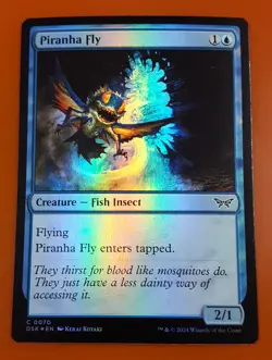 1x Piranha Fly | FOIL | Duskmourn: House of Horror | MTG Magic - Image 1