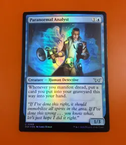 1x Paranormal Analyst | FOIL | Duskmourn: House of Horror | MTG Magic - Image 3