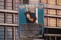 MTG: Cloud, Midgar Mercenary (Borderless, Regular) Final Fantasy #375 - Image 1