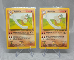 2x Pokemon Jungle 39/64 Marowak Card LP - Image 1
