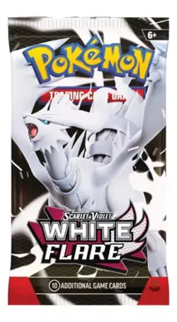 Pokemon TCG: Scarlet and Violet White Flare x1 Booster Pack Factory Sealed - Image 1