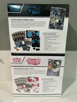 Black Bolt and White Flare Pokemon Center Exclusive Elite Trainer Boxes ETB Set - Image 2