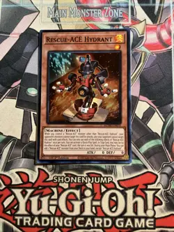 Rescue-Ace Hydrant Super Rare 1st Edition MZMI-EN076 Yugioh - Image 1