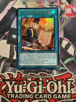 Voici La Carte (today’s Menu) Ultra Rare WISU-EN036 yugioh - Image 1