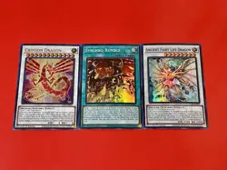 Crimson Dragon + Synchro Rumble + Ancient Fairy Life Dragon | YuGiOh! - Image 1