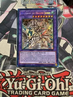 Mysterion The Dragon Crown Secret Rare 1st Edition BLMR-EN071 Yugioh DracoTail - Image 1