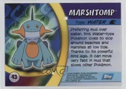 Marshtomp Foil Topps Pokemon Advanced Challenge #43 2004 06st - Image 2