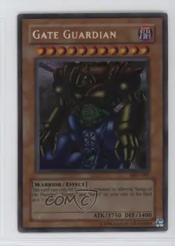 SCR - Gate Guardian Unlimited YuGiOh Metal Raiders #MRD-000 2002 - Image 1