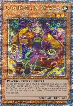 Noh-P.U.N.K. Ze Amin (Quarter Century Secret Rare) Stampede RA04-EN293 NM Yugioh - Image 1