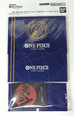 One Piece Card Game Storage Box x Don!! Card Set Official Bandai Premium Japan - Image 1