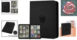 9-Pocket Card Binder - Waterproof PU Leather for 360 Trading Cards - Image 2