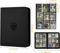 9-Pocket Card Binder - Waterproof PU Leather for 360 Trading Cards - Image 5