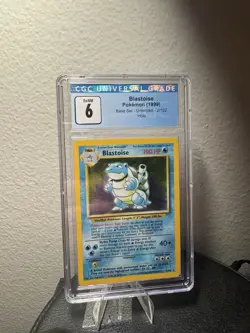 Pokemon 1999 Blastoise Base Set Unlimited 2/102 Holo Card, CGC 6 - Image 1