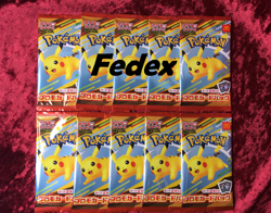 McDonald s Promo Card Pack Japanese Pokemon 2025 Pikachu 020/M-P tracking 10PAC - Image 1