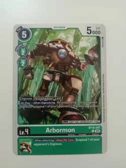 Arbormon BT18-047 C Digimon CCG TCG Card - Image 1