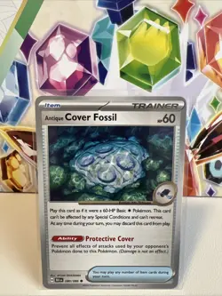 Antique Cover Fossil 080/086 Common Regular - Pokemon TCG Black Bolt - NM - Image 1