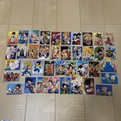Dragon Ball Z Laminated Card Set 39 Cards Rare Vintage - Image 1