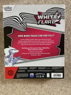 Pokemon White Flare Binder Collection - Brand New - Sealed - In Hand - Image 2