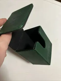 Vintage 2010 ULTRA PRO Magic The Gathering MTG Green MANA FLIP BOX MTG Deck Case - Image 2