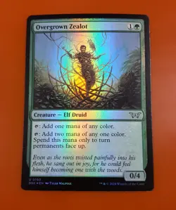 1x Overgrown Zealot | FOIL | Duskmourn: House of Horror | MTG Magic Cards - Image 3