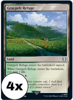 MTG - Graypelt Refuge Playset - Lord of the Rings Commander - LOTR - Image 1