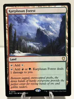 Karplusan Forest 314 R Commander: Bloomburrow NM MTG - Image 1